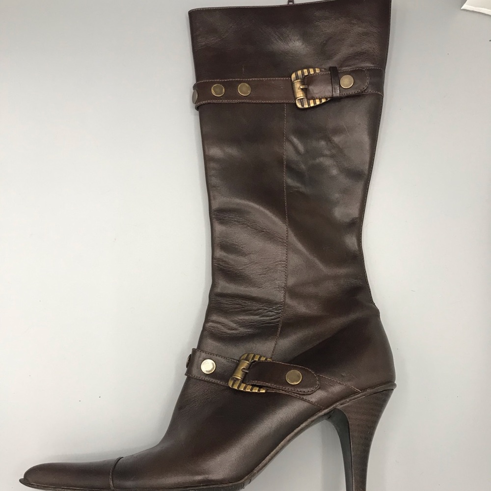 Genuine Leather Brown Leather Boots